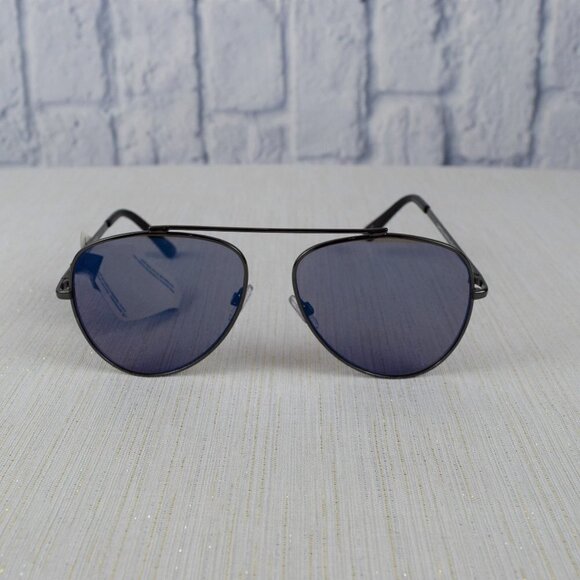 NWT Lucky Brand Capitola Aviator Sunglasses Blue main image 4